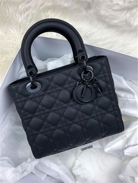 lady dior bag abc|christian dior matte black bag.